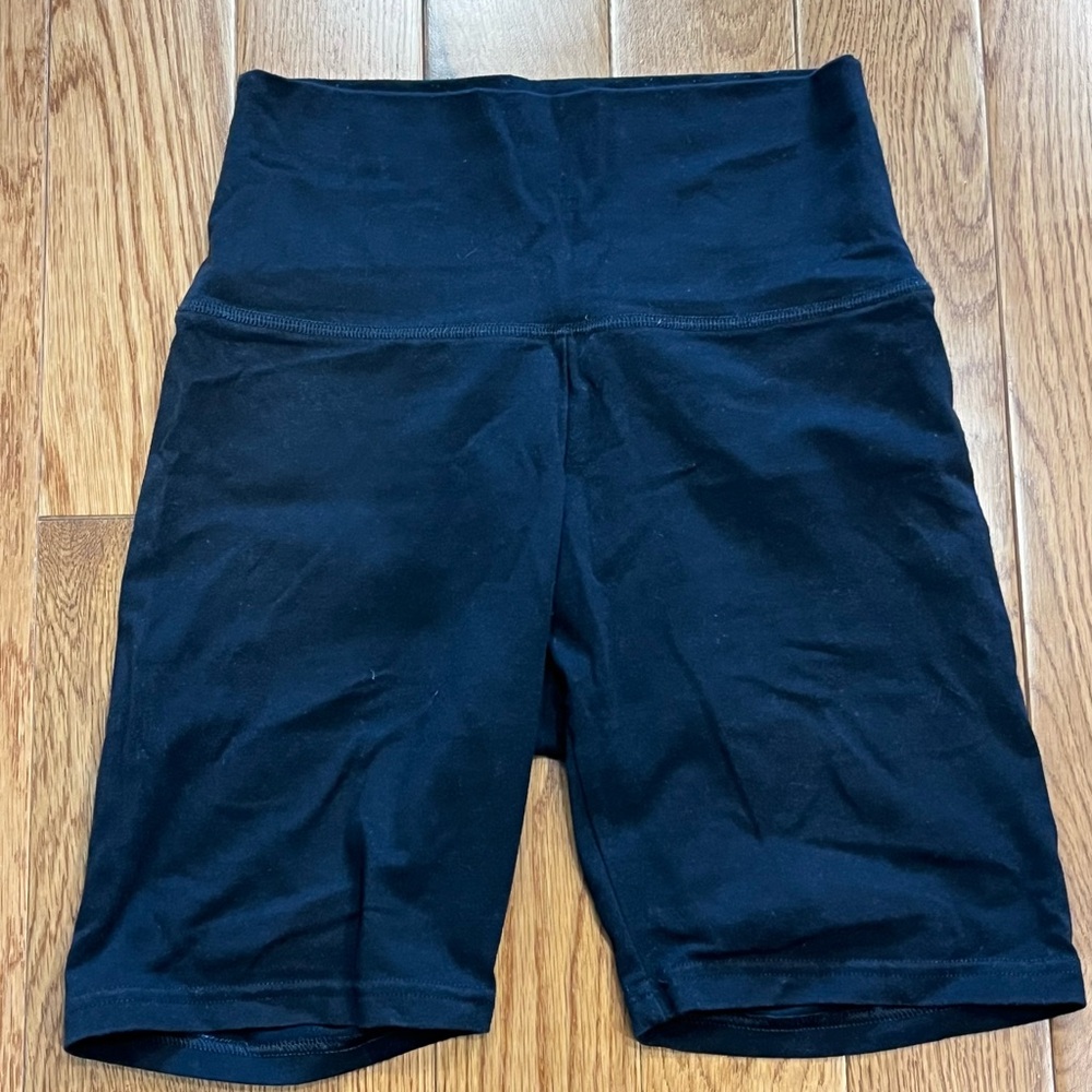 Aerie Offline High-Waisted Black Women's Bike Shorts